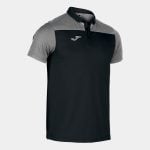POLO SHIRT HOBBY II BLACK-GREY S/S